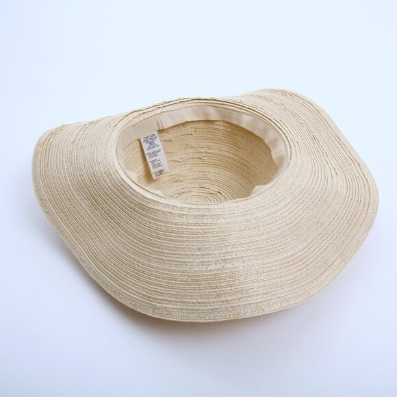 Women's Wide Brim Floppy Sun Hat with Braid - Picture 5 of 7